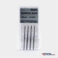 Бор Mani Surgical Burs MZB + 28 мм (Мани Суржикал Бурс), 1 шт.