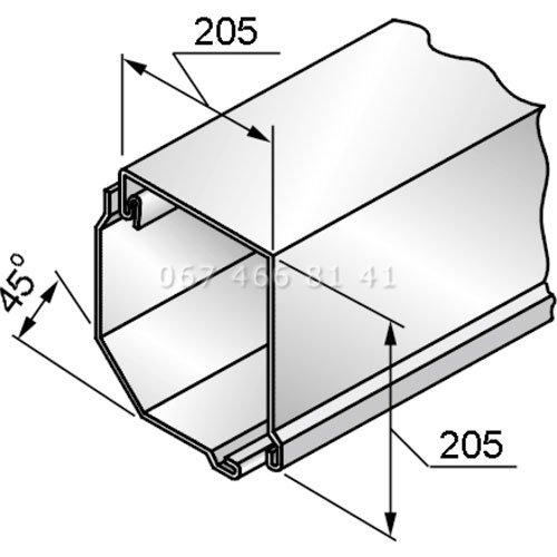 Alutech SB45/205 короб захисний для ролет