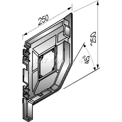 Alutech SF250a кришка бічна для ролет