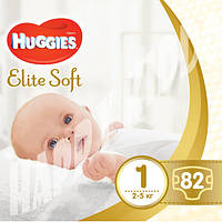 Подгузники Huggies Elite Soft 1 (2-5 кг), 82 шт.