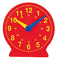 Демонстраційна модель механічного годинника, (24 години, годинна, хвилинна стрілки, демонстраційна) діаметр 40