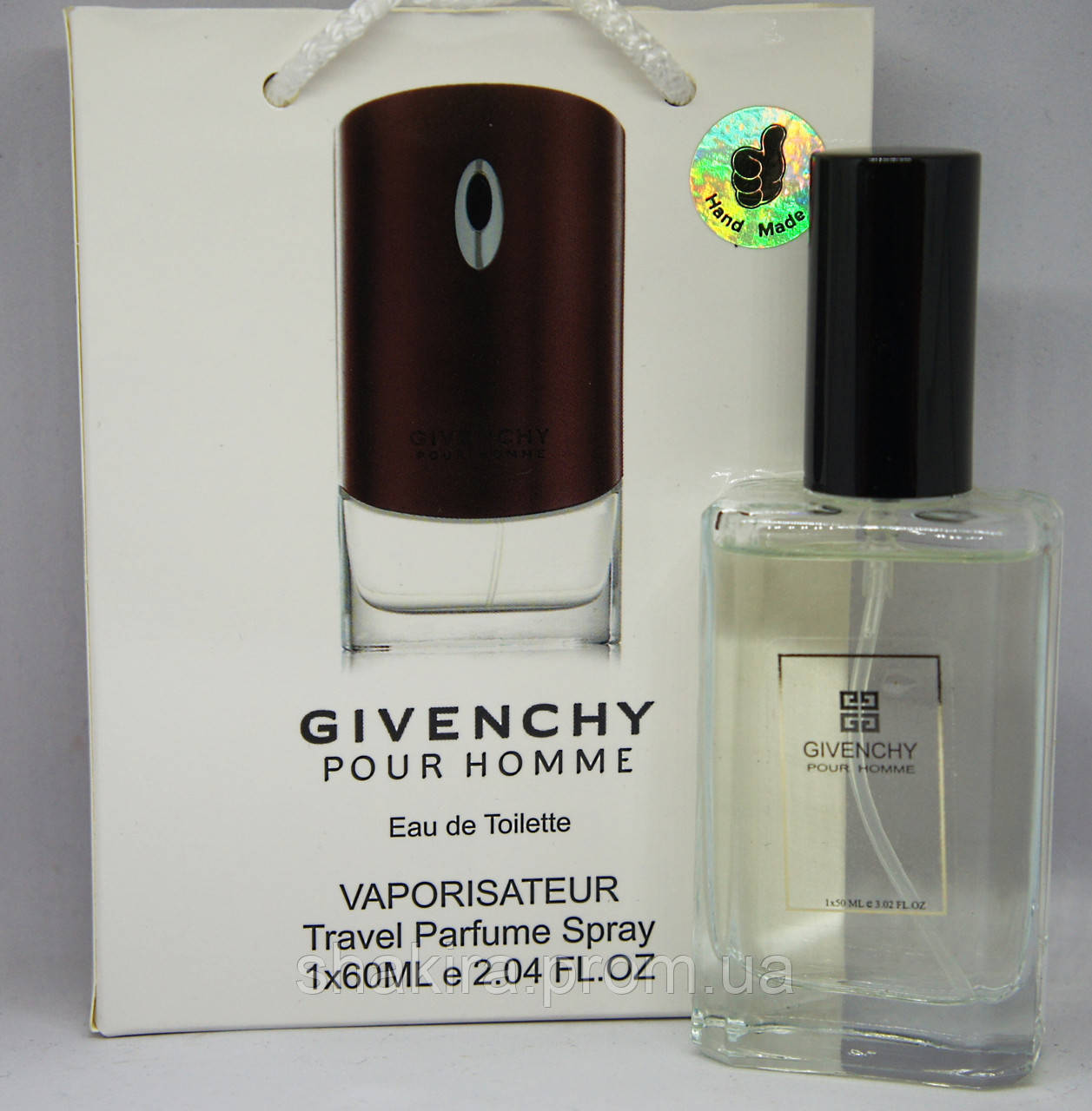 Міні-парфуми 60 мл для чоловіків Givenchy Pour Homme (Дережі пур хом)