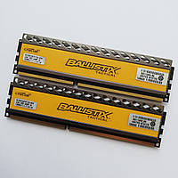 Комплект оперативної пам'яті Crucial Ballistix DDR3 8Gb (2x4Gb) 1333MHz 10600U CL7 (BLT4G3D1337DT1TX0) Б/В