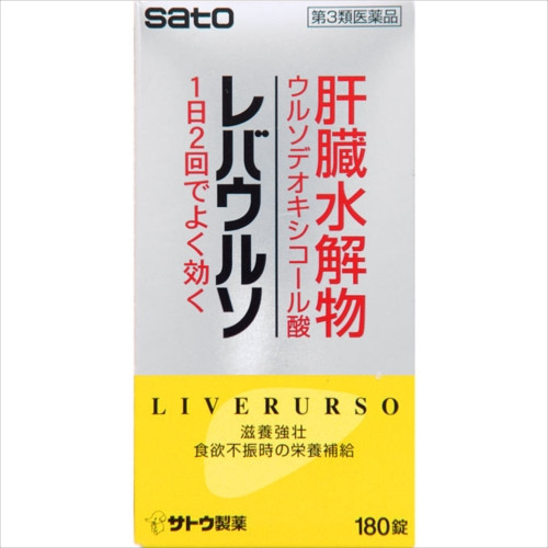 Sato LIVERURSO Урсодезоксихолева кислота + гідролізат печінки + B2, 180 табл
