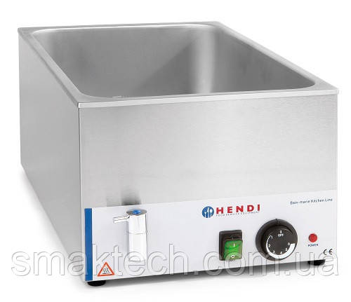 Марміт зі зливним краном KITCHEN LINE Hendi – GN 1/1-150 238912, фото 1