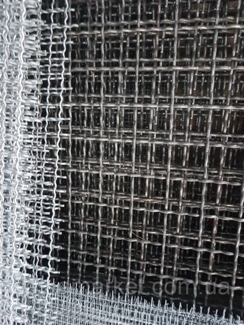Сетка Канилированная, черная. Ячейка 60х60 мм, Проволока 6 (5,8) мм ...