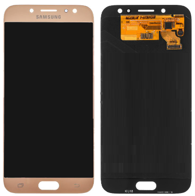 Дисплей (екран) для Samsung J730F Galaxy J7 (2017) + тачскрін, золотий, (OLED) хорошої якості
