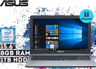 Ноутбук Asus K541UA-GQ612T 15.6" HD LED (Core i7-7500U, 8GB RAM, 1TB HDD, Windows 10) - Суперцена!