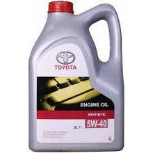 Олива моторна Toyota Engine Oil 5W40 5L синтетична