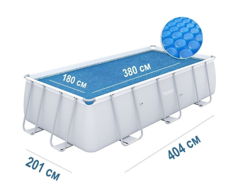 Тент Bestway 58240 для каркасного басейну 404 х 201 см