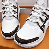 Кросівки, кеди, снікерси Луї Вітон, Archlight Sneaker, колір комбо, фото 3