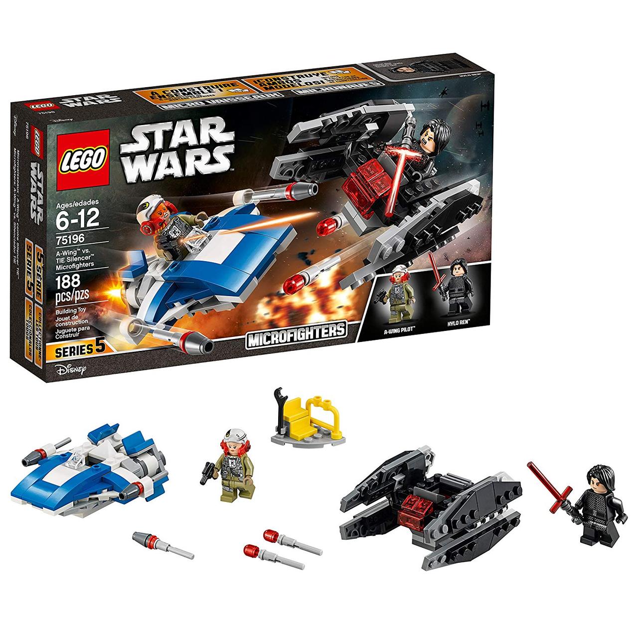 Lego Star wars 75196 Винищувач типу A проти винищувача СІД (Конструктор Лего Старварс Истребитель типа A)
