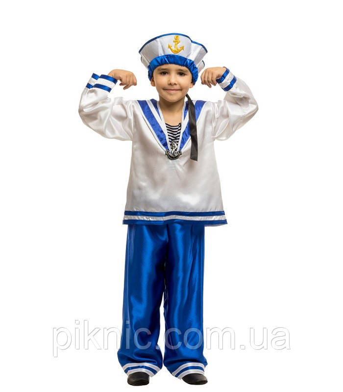 Дитячий карнавальний костюм Моряка для хлопчика 5,6,7,8 років