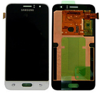 Дисплей (екран) для Samsung J120H Galaxy J1 (2016) + тачскрін, білий, OLED, хорошої якості