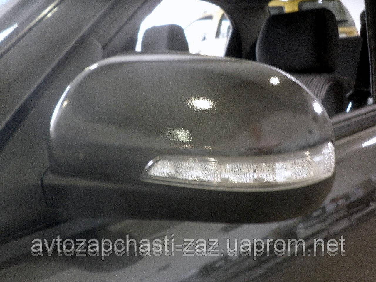 Зеркало заднего вида большое наружное на Ланос с повторителем поворотов ...