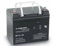 Аккумуляторная батарея SUNLIGHT SP12-33, 12В 33 А*ч