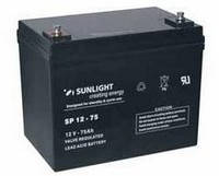 Акумуляторна батарея SUNLIGHT SP12-75, 12В 75 А·год