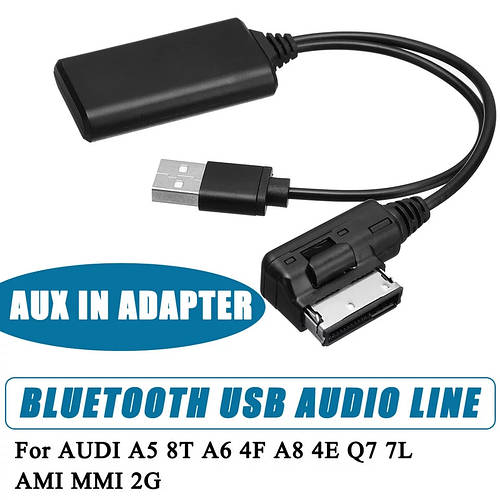 Bluetooth USB AUX адаптер Adapter для AUDI A5 8T A6 4F A8 4E Q7 7L for ...