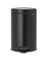 Ведро для мусора Brabantia Pedal Bin 12 л Matt Black (113741)