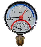 Термоманометр радіальний МТ-80-ТМ (МТ-80-ТМ-Р, МТ80ТМ, МТ80-ТМ, МТ-80ТМ, МТ 80 ТМ)