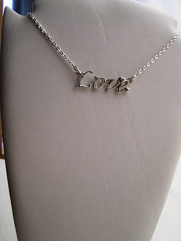 Срібний іменна кольє "Love" DARIY 939-000, фото 3