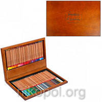 Набір кольорових олівців MARCO Renoir 3100-72 WB, 72 кольори в дерев'яному пеналі