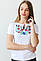 Молодіжна вишита жіноча футболка А-25, фото 3