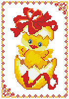 Заготовка для вишивки "Великодня серветка" (розмір А5 малесенький кошичок) ХВДГ-039