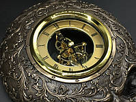 Колекційний настінний годинник Veronese Череп Стимппанк 77266A4, фото 4