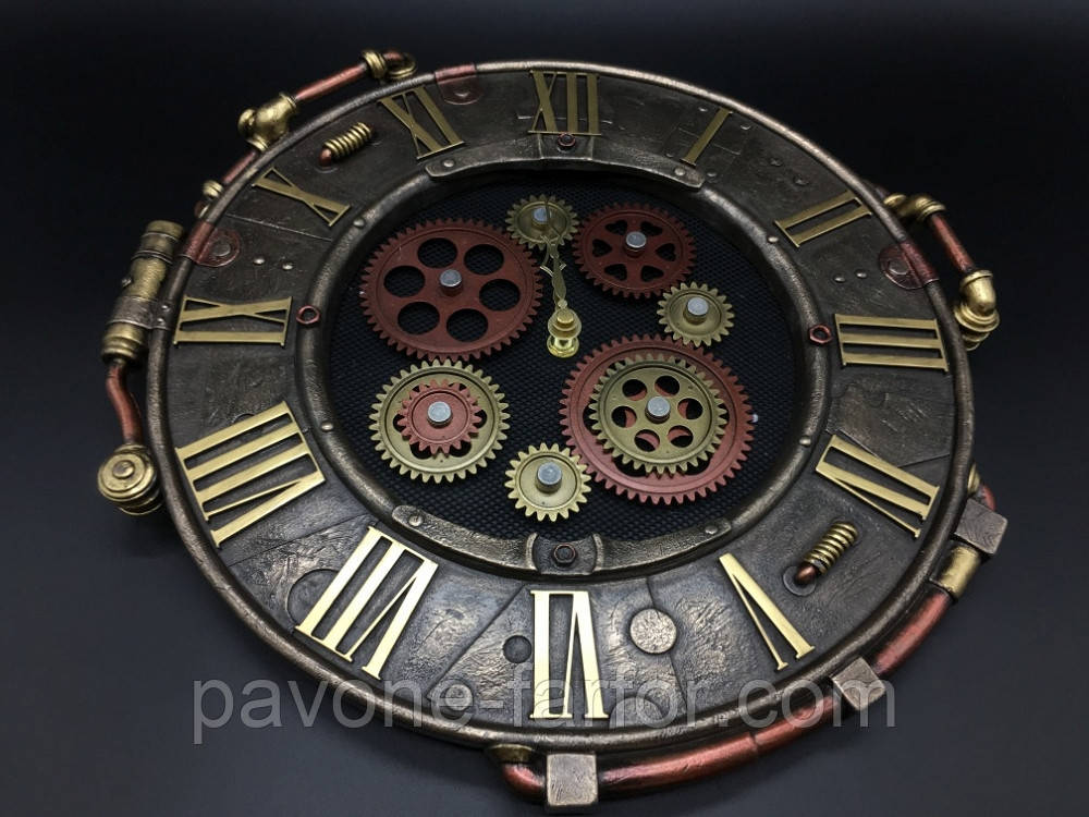 Колекційні годинники настінні Veronese Стімпанк 77228A4
