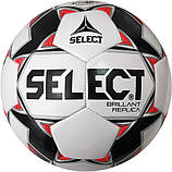 М'яч футбольний для дітей SELECT BRILLANT REPLICA (розмір 3), фото 3