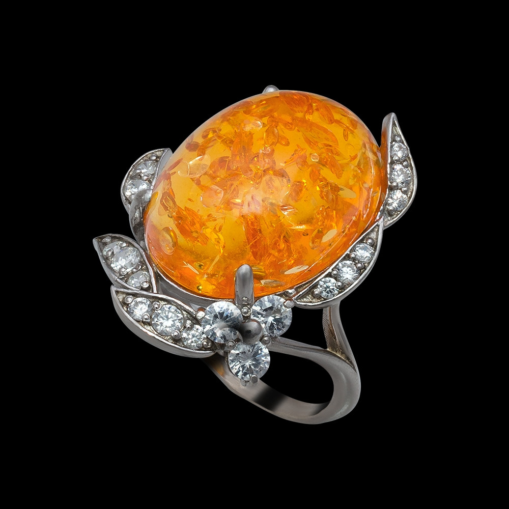 Срібне кільце Дзеркало, фото 1