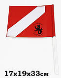 Прапор LionFish.sub для буїв і плотиків з ПВХ 17x19x33sм., фото 4