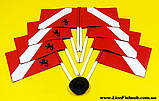 Прапор LionFish.sub для буїв і плотиків з ПВХ 17x19x33sм., фото 6