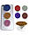 Попсокет для телефона блискучий «Popsocket party» круглий яскравий для дівчат (жовтий), фото 3