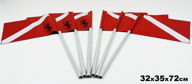 Флаг LionFish.sub для Буя или Плотика из ПВХ длина 72см