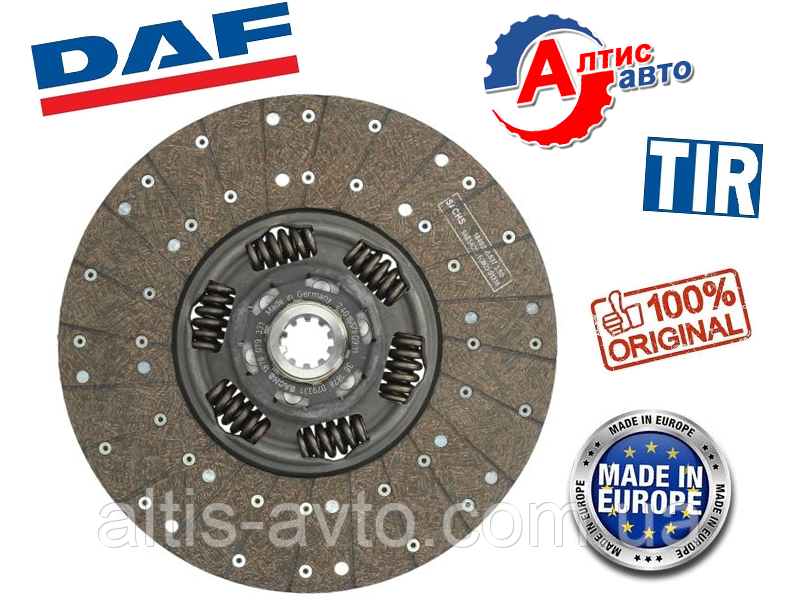 Диск зчеплення DAF LF 45, 55 діаметр 362 мм, зубів: 10 1400510,1409478 ATRA242, ATRB074, 1879929