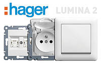 Новинка від Hager: lumina2 - розетки і вимикачі бюджетного класу