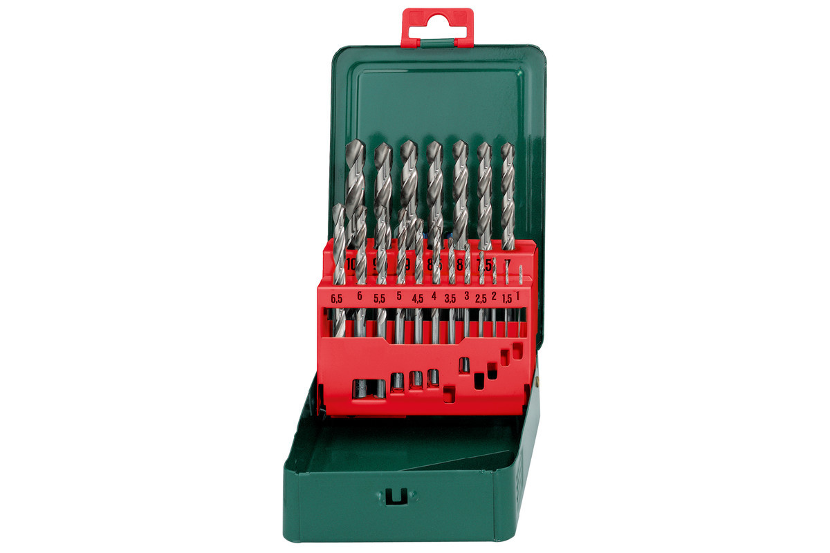 Набір свердел для металу Metabo HSS-G Promotion 19 штук
