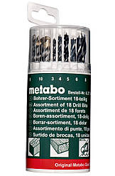Універсальний набір свердел Metabo 18 штук