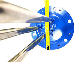 Фланец-колба под сухие тэны Ø165 мм для бойлеров Electrolux, Termal (трубка из нержавейки)., фото 3