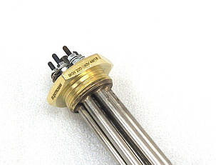 Блок тен 9 кВт/220/380V/на різі 1 1/4"/Нержавійка, фото 1