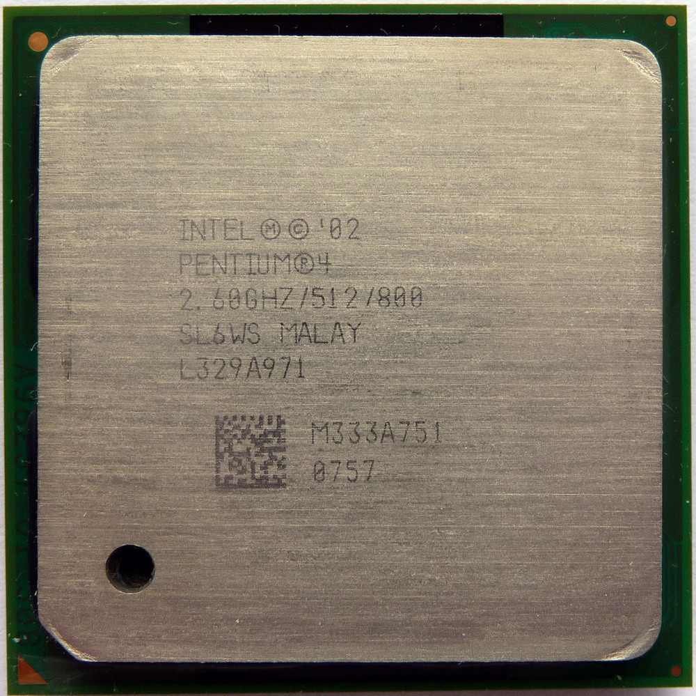 Процесор Intel Pentium 4 2.60GHz/512/800 (SL6WS) s478, tray