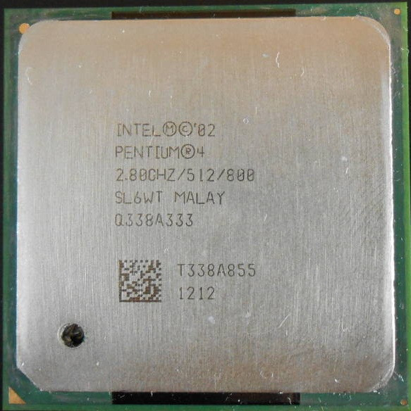 Процесор Intel Pentium 4 2.80GHz/512/800 (SL6WT) s478, tray