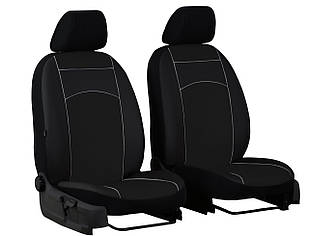 Авточохли універсальні Pok-ter Standart 1+1 з екошкіри чорний