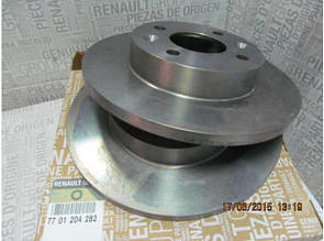 Гальмівний диск передній на Renault Symbol, Clio D=238 мм/Renault (Original) 7701204282 