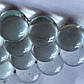 Кульки скляні діаметр приблизно 1 см прозорі уп./50 шт., фото 4