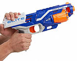 Бластер Disruptor N-Strike Elite Nerf шестизарядний барабан два кріплення ременя стріли Elite (6 шт.), екопак, фото 3