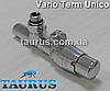 Термостатичний кран VarioTerm ALLinOne Unico chrome. Вхід-вихід на 1 стійці + маскування труб +фланець. Польща, фото 8