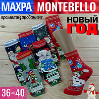 Новорічні жіночі шкарпетки MONTEBELLO Туреччина 36-40 р